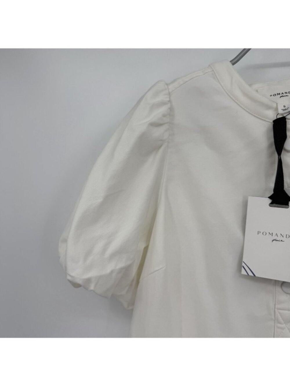 Pomander Place by Tuckernuck White Carly Dress size S Small Relaxed Mini Shift * - Picture 2 of 7